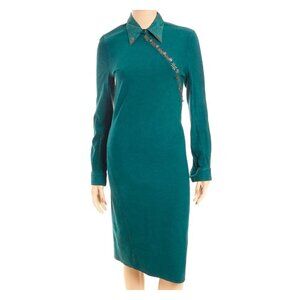 LEGATTE JEANS SAVE the QUEEN Asymmetric Hem Sheath Dress
